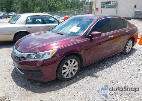 2016 Honda Accord Lx z USA, uszkodzony, nr VIN 1HGCR2F35GA141359